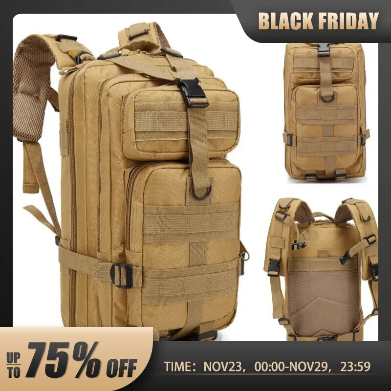 Military Tactical Backpack Travel Sports Camouflage Bag Outdoor Climbing Hunting Backpack Fishing Hiking Army 3P Pack Bag